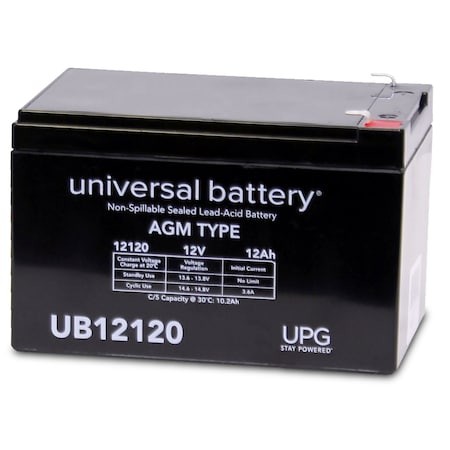 Upg Sealed Lead-Acid Battery, 12V, Lead Acid Chemistry D5744